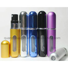Bouteille de parfum portative colorée de jet en métal de mode d&#39;OEM